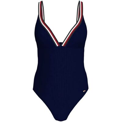 Tommy Hilfiger Maillot De Bain Triangle One Piece Rp Desert Sky XS Femme - Publicité Tommy Hilfiger Maillot De Bain Triangle One Piece Rp Desert Sky XS Femme - Publicité