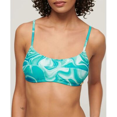 Superdry Haut De Bikini Print Bralette Bali Blue Marble XS Femme - Publicité Superdry Haut De Bikini Print Bralette Bali Blue Marble XS Femme - Publicité