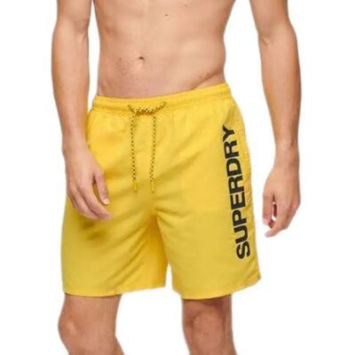 Superdry Short De Bain Sport Graphic 17´´ Cyber Yellow M Homme - Publicité Superdry Short De Bain Sport Graphic 17´´ Cyber Yellow M Homme - Publicité