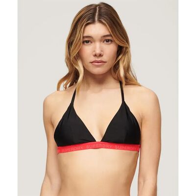 Superdry Haut De Bikini Triangle Elastic Black L Femme - Publicité Superdry Haut De Bikini Triangle Elastic Black L Femme - Publicité