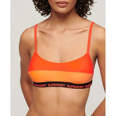 Superdry Haut De Bikini Elastic Bralette Neon Sun Orange M Femme - Publicité Superdry Haut De Bikini Elastic Bralette Neon Sun Orange M Femme - Publicité