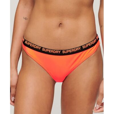 Superdry Bas De Bikini Elastic Cheeky Neon Sun Orange XS Femme - Publicité Superdry Bas De Bikini Elastic Cheeky Neon Sun Orange XS Femme - Publicité