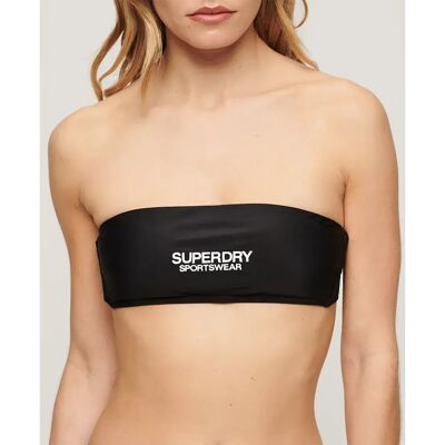 Superdry Haut De Bikini Logo Bandeau Black S Femme - Publicité Superdry Haut De Bikini Logo Bandeau Black S Femme - Publicité