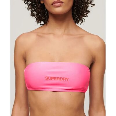 Superdry Haut De Bikini Logo Bandeau Paparazzi Pink S Femme - Publicité Superdry Haut De Bikini Logo Bandeau Paparazzi Pink S Femme - Publicité