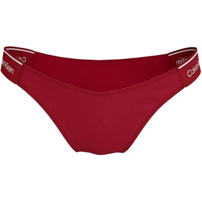 Calvin Klein Bas De Bikini Curved Delta Plum Glaze S Femme - Publicité Calvin Klein Bas De Bikini Curved Delta Plum Glaze S Femme - Publicité