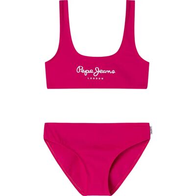 Pepe Jeans Bikini Pgb10420 Fuchsia 10 Années Fille - Publicité Pepe Jeans Bikini Pgb10420 Fuchsia 10 Années Fille - Publicité