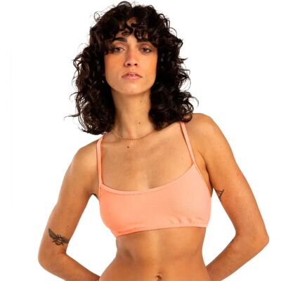 Billabong Haut De Bikini Tanlines Lace Up Peach Tart L Femme - Publicité Billabong Haut De Bikini Tanlines Lace Up Peach Tart L Femme - Publicité