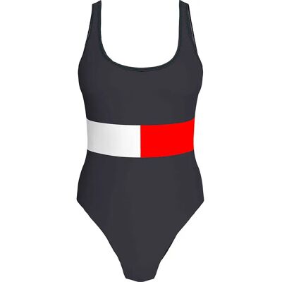 Tommy Hilfiger Maillot De Bain Uw0uw05853 Dark Night Navy M Femme - Publicité Tommy Hilfiger Maillot De Bain Uw0uw05853 Dark Night Navy M Femme - Publicité