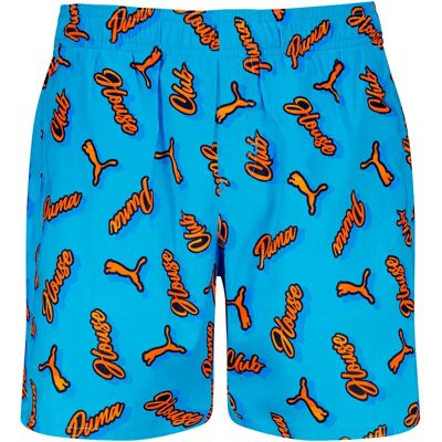 Puma Short De Bain Club House Mid Shorts Orange / Blue 7-8 Années Garçon - Publicité Puma Short De Bain Club House Mid Shorts Orange / Blue 7-8 Années Garçon - Publicité