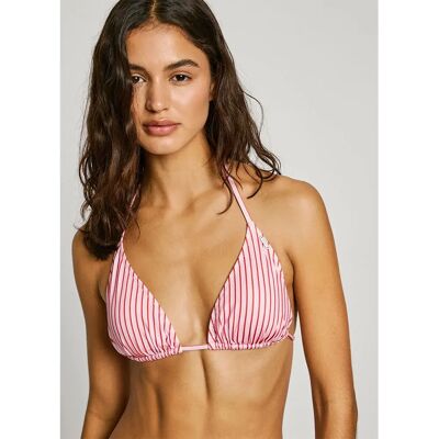 Pepe Jeans Haut De Bikini Vrt Stripes Tr Petal Pink S Femme - Publicité Pepe Jeans Haut De Bikini Vrt Stripes Tr Petal Pink S Femme - Publicité
