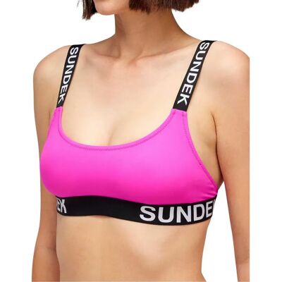 Sundek Haut De Bikini Lucrecia Shocking Pink S Femme - Publicité Sundek Haut De Bikini Lucrecia Shocking Pink S Femme - Publicité