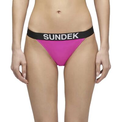 Sundek Bas De Bikini Sarita Shocking Pink M Femme - Publicité Sundek Bas De Bikini Sarita Shocking Pink M Femme - Publicité
