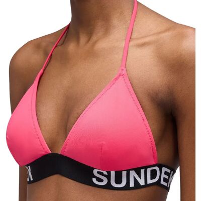 Sundek Haut De Bikini Aida Triangle With Elastic Pitaya M Femme - Publicité Sundek Haut De Bikini Aida Triangle With Elastic Pitaya M Femme - Publicité