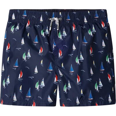 Pepe Jeans Short De Bain Boats Navy 10 Années Garçon - Publicité Pepe Jeans Short De Bain Boats Navy 10 Années Garçon - Publicité