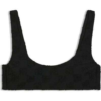 Hugo Haut De Bikini Terry Mono 10271272 Bralette Black S Femme - Publicité Hugo Haut De Bikini Terry Mono 10271272 Bralette Black S Femme - Publicité