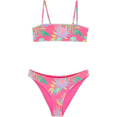 Roxy Bikini Aquarella Bandeau Sangria Sunset Aquarella Rg 16 Années Fille - Publicité Roxy Bikini Aquarella Bandeau Sangria Sunset Aquarella Rg 16 Années Fille - Publicité
