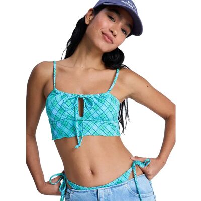 Roxy Haut De Bikini Essentials Pt Tank Katydid As If Plaid L Femme - Publicité Roxy Haut De Bikini Essentials Pt Tank Katydid As If Plaid L Femme - Publicité