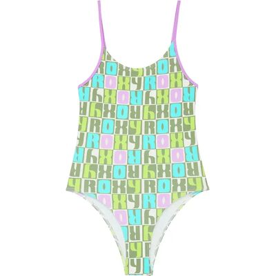 Roxy Maillot De Bain Letter Up Oil Green Letter Up 14 Années Fille - Publicité Roxy Maillot De Bain Letter Up Oil Green Letter Up 14 Années Fille - Publicité
