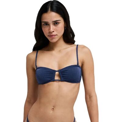 Roxy Haut De Bikini Shine Bandeau Mood Indigo M Femme - Publicité Roxy Haut De Bikini Shine Bandeau Mood Indigo M Femme - Publicité