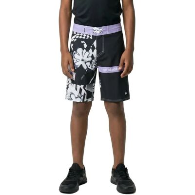 Quiksilver Short De Bain Surfsilk Straight 17´´ Black Block Momentum 14 Années Garçon - Publicité Quiksilver Short De Bain Surfsilk Straight 17´´ Black Block Momentum 14 Années Garçon - Publicité