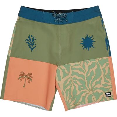 Billabong Short De Bain Reflection Pro Moss Green 14 Années Garçon - Publicité Billabong Short De Bain Reflection Pro Moss Green 14 Années Garçon - Publicité