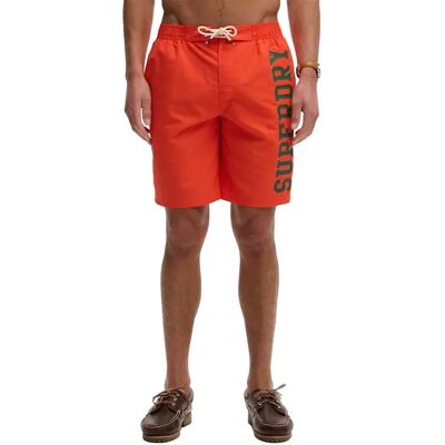 Superdry Short De Bain Logo 19 Bold Orange L Homme - Publicité Superdry Short De Bain Logo 19 Bold Orange L Homme - Publicité