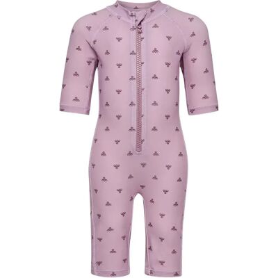 Hummel Maillot De Bain Mini Bee Aop Mauve Shadow 86 cm Fille - Publicité Hummel Maillot De Bain Mini Bee Aop Mauve Shadow 86 cm Fille - Publicité