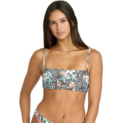 Volcom Haut De Bikini Sol Rebel Bandeau Star White XS Femme - Publicité Volcom Haut De Bikini Sol Rebel Bandeau Star White XS Femme - Publicité
