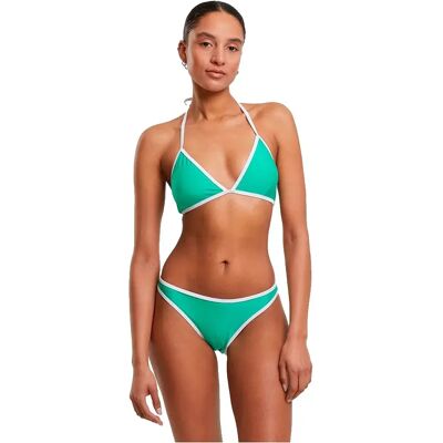 Urban Classics Haut De Bikini Retro Triangle Frog Green / White L Femme - Publicité Urban Classics Haut De Bikini Retro Triangle Frog Green / White L Femme - Publicité