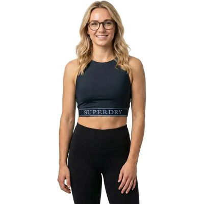 Superdry Haut De Bikini Logo Racer Back Eclipse Navy XS Femme - Publicité Superdry Haut De Bikini Logo Racer Back Eclipse Navy XS Femme - Publicité