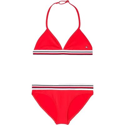 Tommy Hilfiger Bikini Ug0ug00795 Triangle Primary Red 12-14 Années Fille - Publicité Tommy Hilfiger Bikini Ug0ug00795 Triangle Primary Red 12-14 Années Fille - Publicité