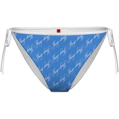 Hugo Bas De Bikini Monogram 10269296 Red Open Blue L Femme - Publicité Hugo Bas De Bikini Monogram 10269296 Red Open Blue L Femme - Publicité
