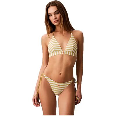 Calvin Klein Haut De Bikini Lv00q61225 Cent Stripe / Party Lime XS Femme - Publicité Calvin Klein Haut De Bikini Lv00q61225 Cent Stripe / Party Lime XS Femme - Publicité
