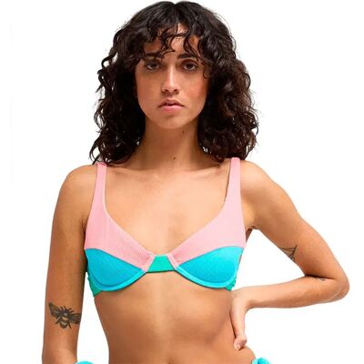 Billabong Haut De Bikini Sunrays Marina Underwire Pink Sunset M Femme - Publicité Billabong Haut De Bikini Sunrays Marina Underwire Pink Sunset M Femme - Publicité