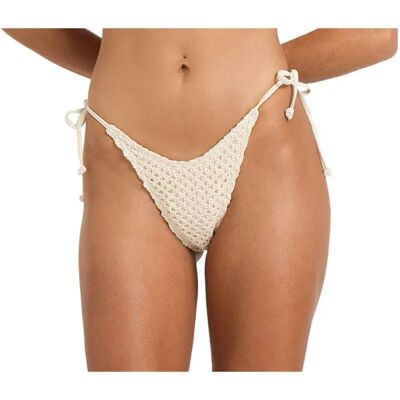 Billabong Bas De Bikini Twisted Tides Tie Side White Cap L Femme - Publicité Billabong Bas De Bikini Twisted Tides Tie Side White Cap L Femme - Publicité