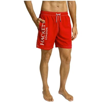 Hackett Short De Bain Hm801123 Tech Red S Homme - Publicité Hackett Short De Bain Hm801123 Tech Red S Homme - Publicité