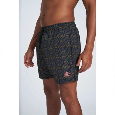 Umbro Short De Bain Printed Dark Olive Phoenix XS Homme - Publicité Umbro Short De Bain Printed Dark Olive Phoenix XS Homme - Publicité