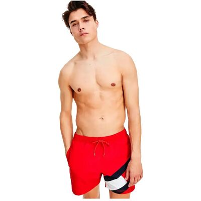 Tommy Hilfiger Short De Bain Colour Blocked Slim Fit Mid Length Primary Red XL Homme - Publicité Tommy Hilfiger Short De Bain Colour Blocked Slim Fit Mid Length Primary Red XL Homme - Publicité
