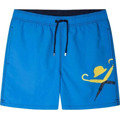 Hackett Short De Bain Split Logo French Blue M Homme - Publicité Hackett Short De Bain Split Logo French Blue M Homme - Publicité