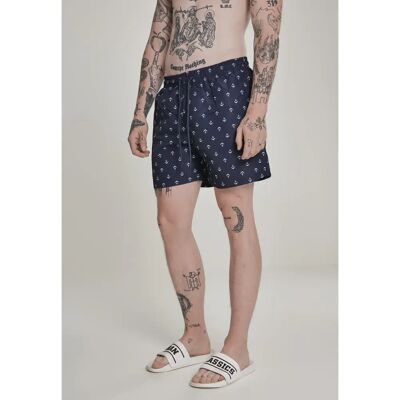 Urban Classics Short De Bain Tb2679 White / Navy Blue S Homme - Publicité Urban Classics Short De Bain Tb2679 White / Navy Blue S Homme - Publicité