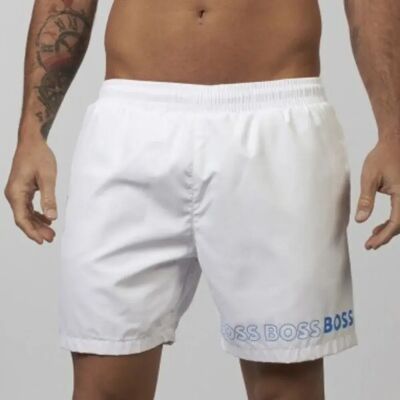 Boss Short De Bain Dolphin Open White 2XL Homme - Publicité Boss Short De Bain Dolphin Open White 2XL Homme - Publicité
