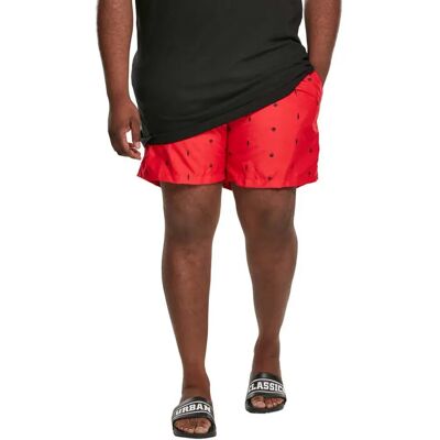 Urban Classics Short De Bain Tb2680 Leaf / Fire Red / Navy S Homme - Publicité Urban Classics Short De Bain Tb2680 Leaf / Fire Red / Navy S Homme - Publicité