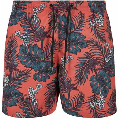 Urban Classics Short De Bain Tb2679 Dark Tropical XS Homme - Publicité Urban Classics Short De Bain Tb2679 Dark Tropical XS Homme - Publicité