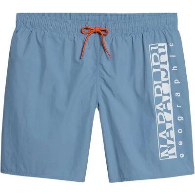 Napapijri Short De Bain V-box Blue Faded XL Homme - Publicité Napapijri Short De Bain V-box Blue Faded XL Homme - Publicité