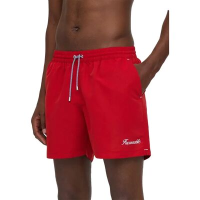 FaÇonnable Short De Bain Logo Solid Pepper Red L Homme - Publicité FaÇonnable Short De Bain Logo Solid Pepper Red L Homme - Publicité