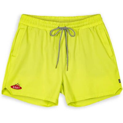 Grimey Short De Bain Burn In Flames Lime XS Homme - Publicité Grimey Short De Bain Burn In Flames Lime XS Homme - Publicité