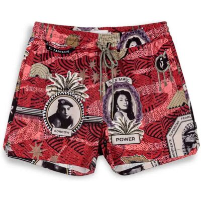 Grimey Short De Bain Supastar Red XS Homme - Publicité Grimey Short De Bain Supastar Red XS Homme - Publicité
