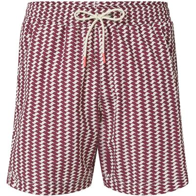 Ecoalf Short De Bain Bequia Red Geometric Print S Homme - Publicité Ecoalf Short De Bain Bequia Red Geometric Print S Homme - Publicité