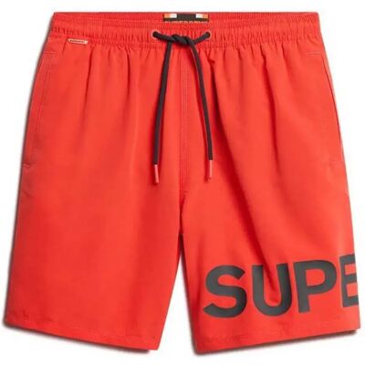 Superdry Short De Bain Graphic 17´´ Drop Kick Red L Homme - Publicité Superdry Short De Bain Graphic 17´´ Drop Kick Red L Homme - Publicité