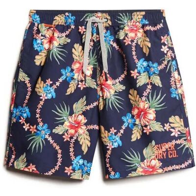 Superdry Short De Bain Hawaiian Print 16´´ Tropical Chain Navy M Homme - Publicité Superdry Short De Bain Hawaiian Print 16´´ Tropical Chain Navy M Homme - Publicité
